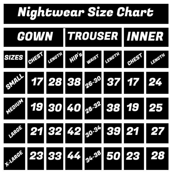 3 Pcs Sleepwear (Sando Shrug Trouser) (NAVY BLUE) (C-C-020)