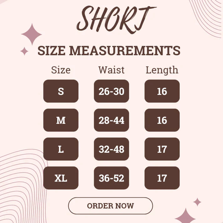 Pack Of 3 Plain Frills style Shorts For Ladies (CC-083)